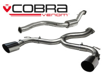 Ford Focus RS (Mk2) 08-11 Catback Sportavgassystem (Venom Range - Låg ljudvolym) Cobra Sport